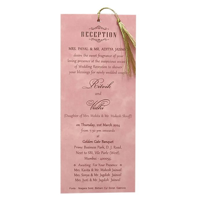 Invitation Card - KRCS6452-King of Cards