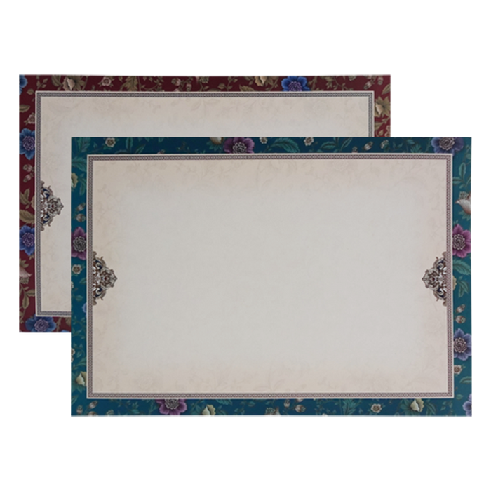 Dark Green Door Type Box Wedding Card-King of Cards