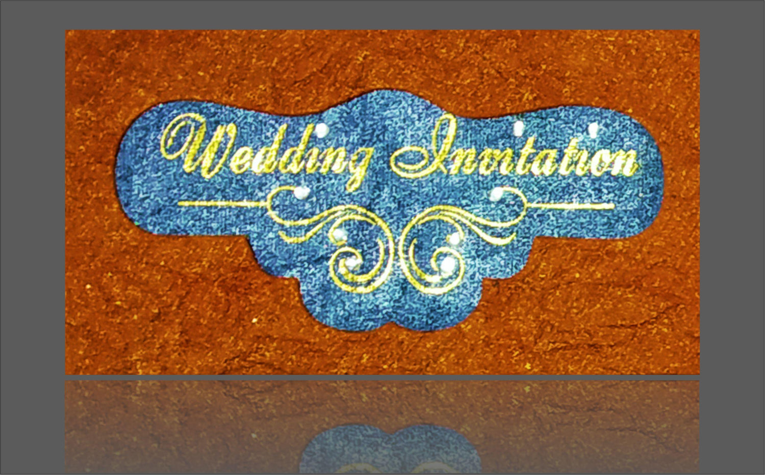 Orange Personal Invitation