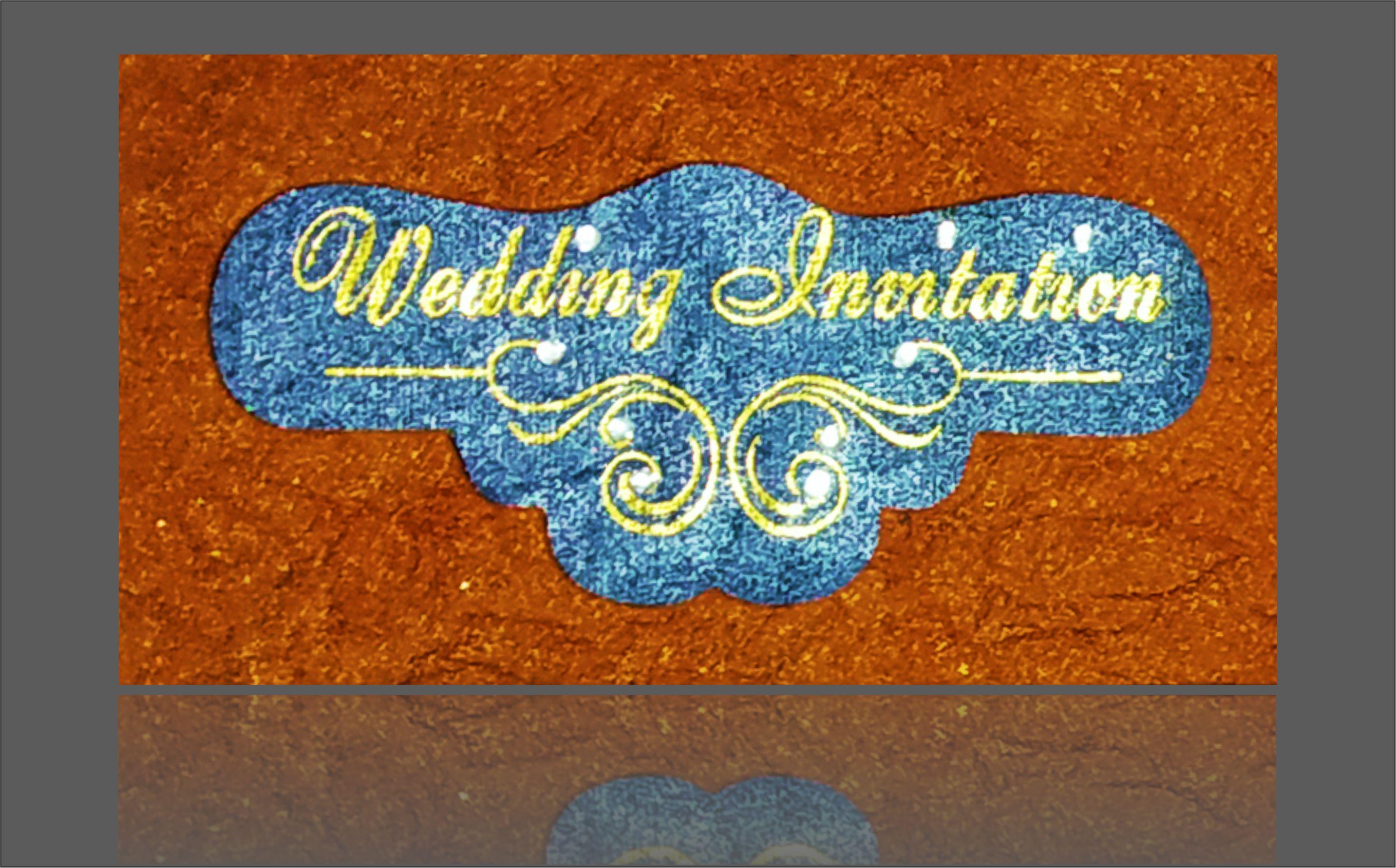 Orange Personal Invitation