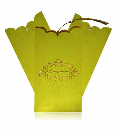 Green Personal Invitation Card-KNK2695