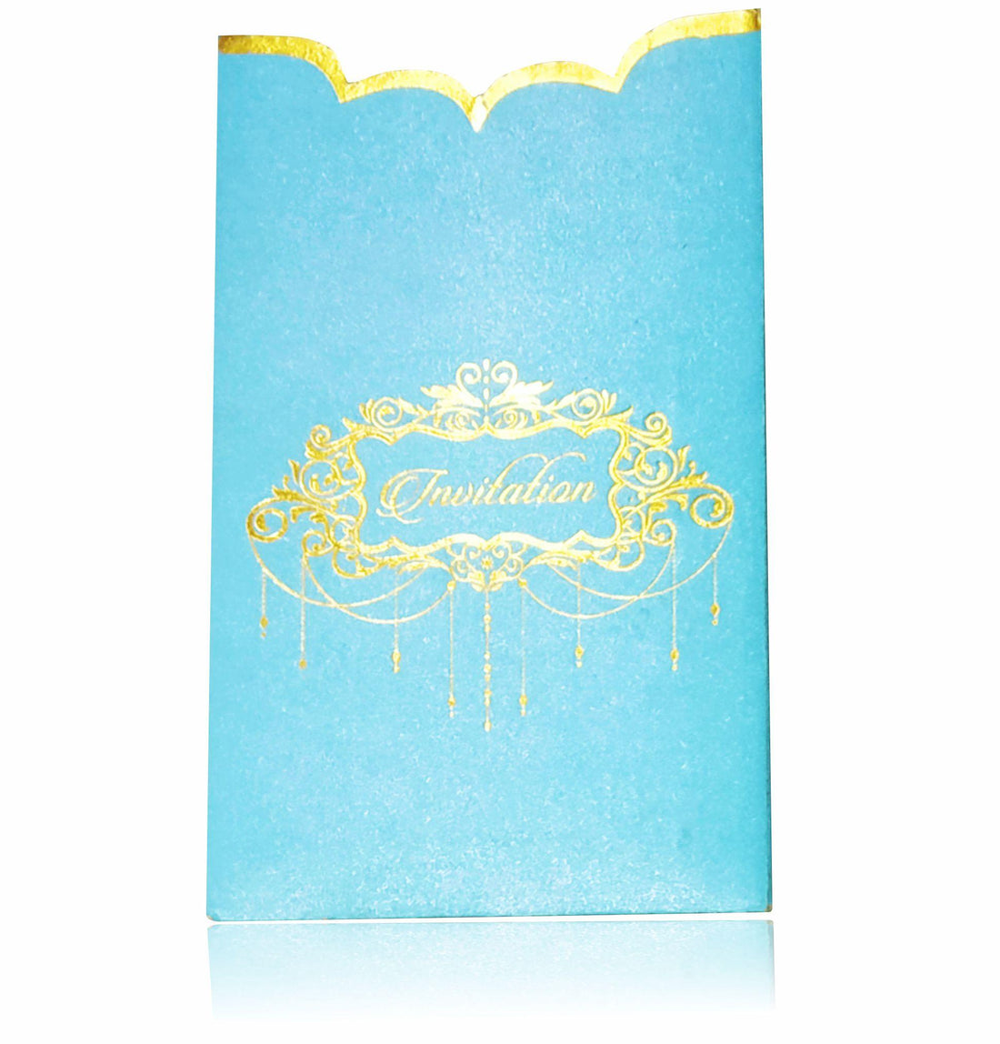 Invitation Card - Metallic Personal Wedding Invitation Card-KNK1430