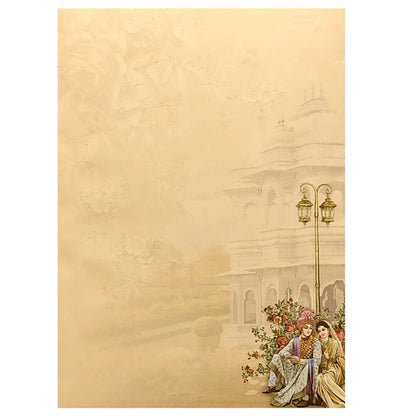 Pink Bride Groom Padded Invitation Card-King of Cards