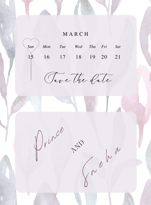 Blue Elegant Save The Date-AASAV008