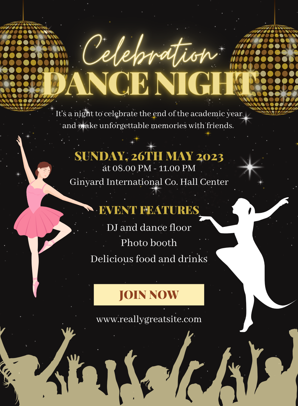 Celebration Dance Party Invitation-AADPI028