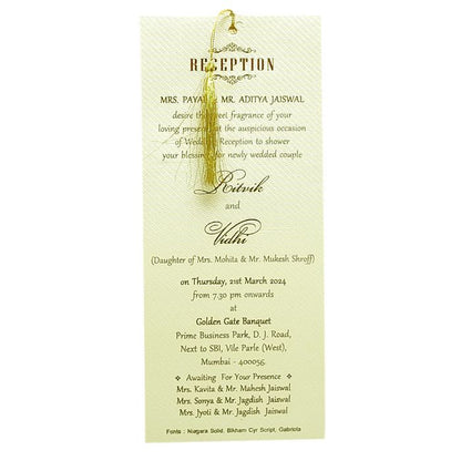 Invitation Card - KRCS6441-King of Cards