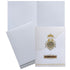 Check out the collection of White Embossed Nameplate invitation card at best price. &