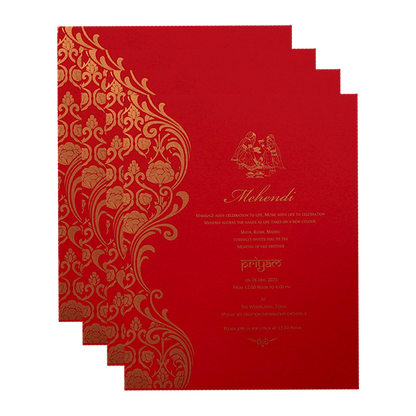 Red Floral Invitation-KPR09370