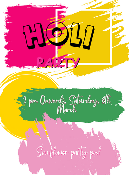 Color Explosion Holi Invitation-AAHOL004