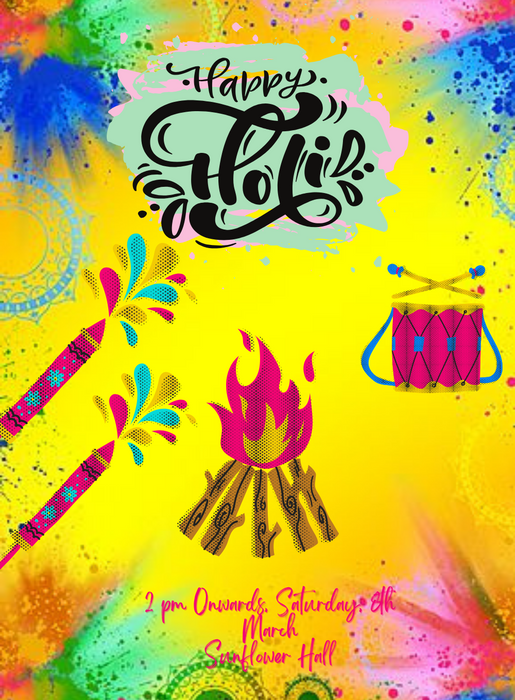 Color Symphony Holi Invitation-AAHOL006
