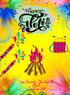 Color Symphony Holi Invitation-AAHOL006