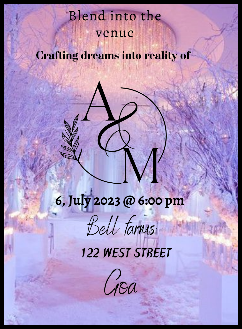 Colorful Crafting Destination Theme Invitation-AADTI003