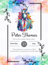Colorful Mane Unicorns Invitation-AAUNI011