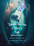 Colorful Sea Mermaid Invitation-AAMER010