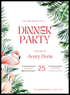 Colorfully Festive Dinner Party Invitation-AADNI005