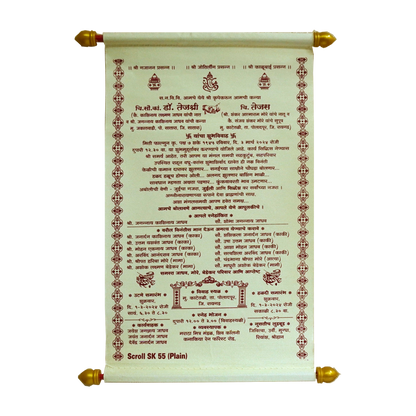 Silk White Scroll Card-King of Cards