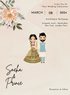 Cream Couple Wedding Reception Invitation-AAWPI004
