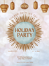 Cream Wooden holiday party Invitation-AAHOP004