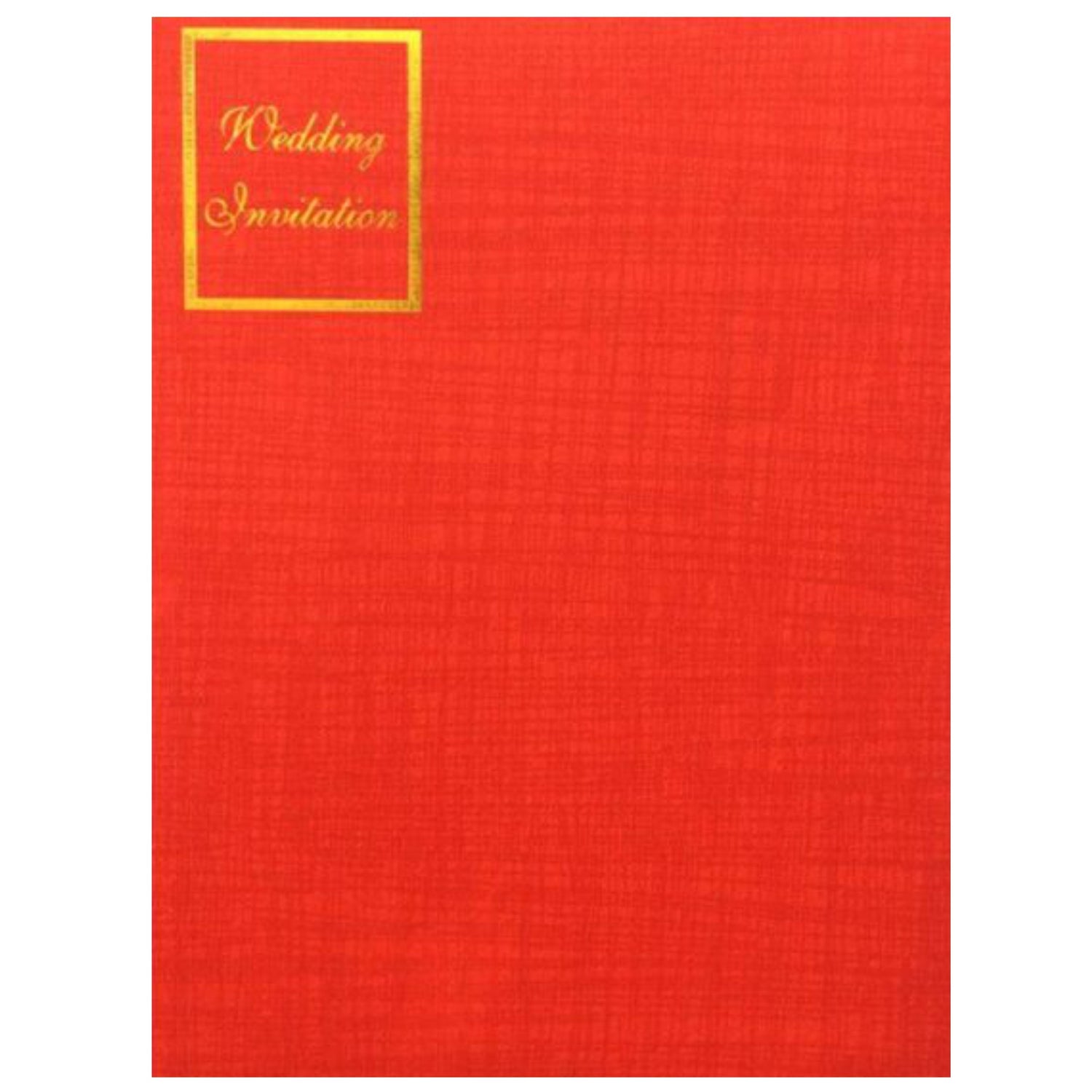 Classic Cream Shading With Cut Design Wedding Card-KNK30670