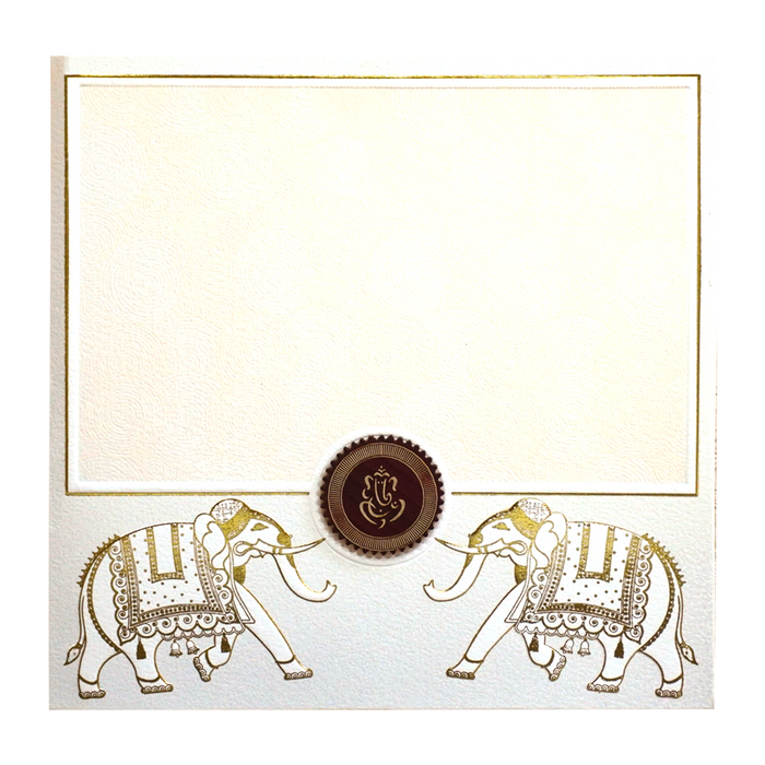 White Elephant Box Wedding Card-King of Cards