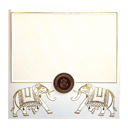 White Elephant Box Wedding Card-King of Cards