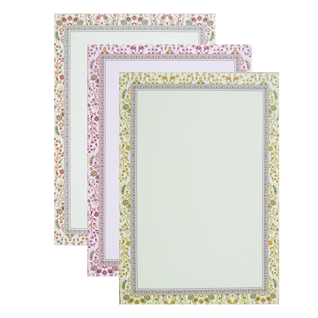 Lime Yellow Designed Wedding Card-KAC05530