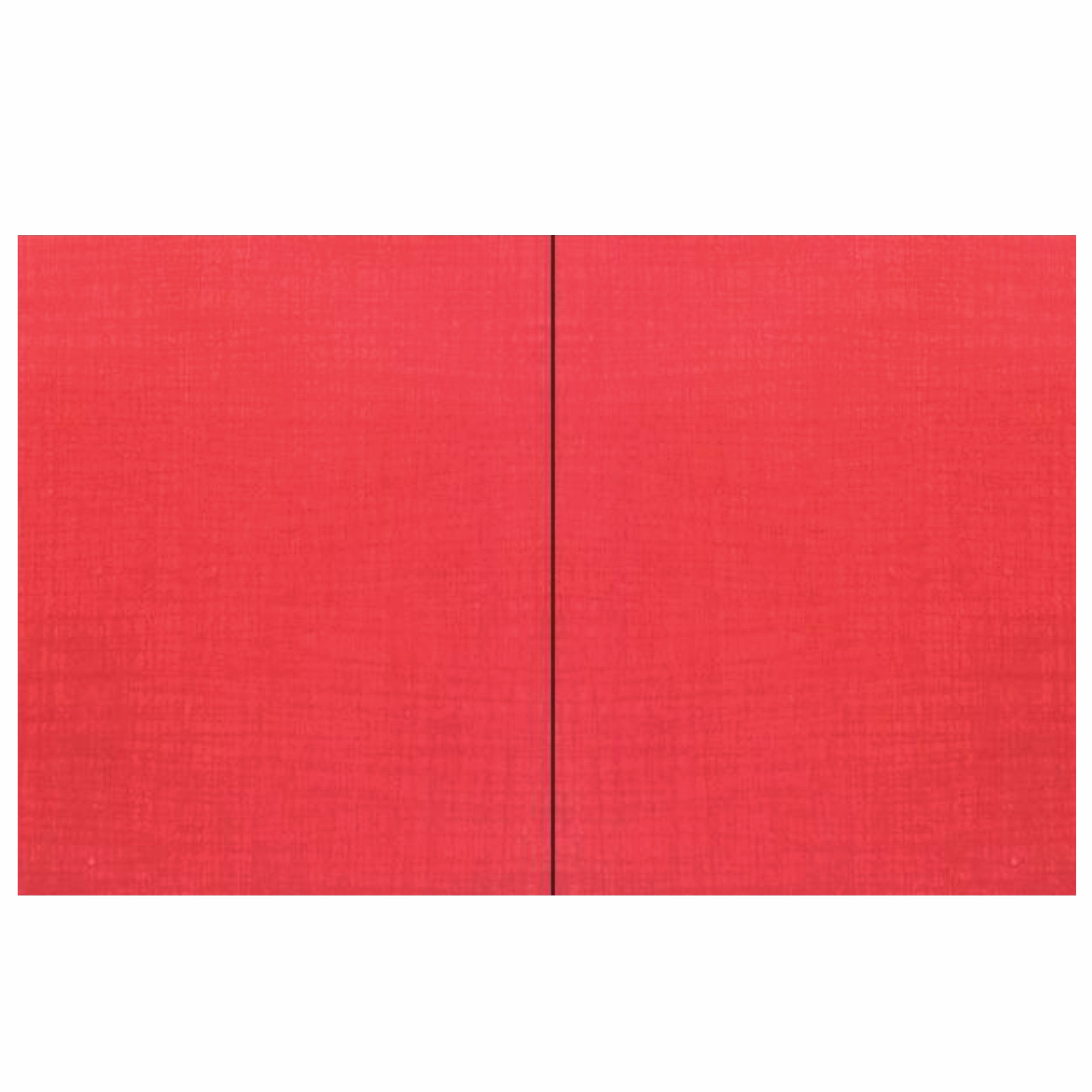 Red Die Cut Square Ganesha Card
