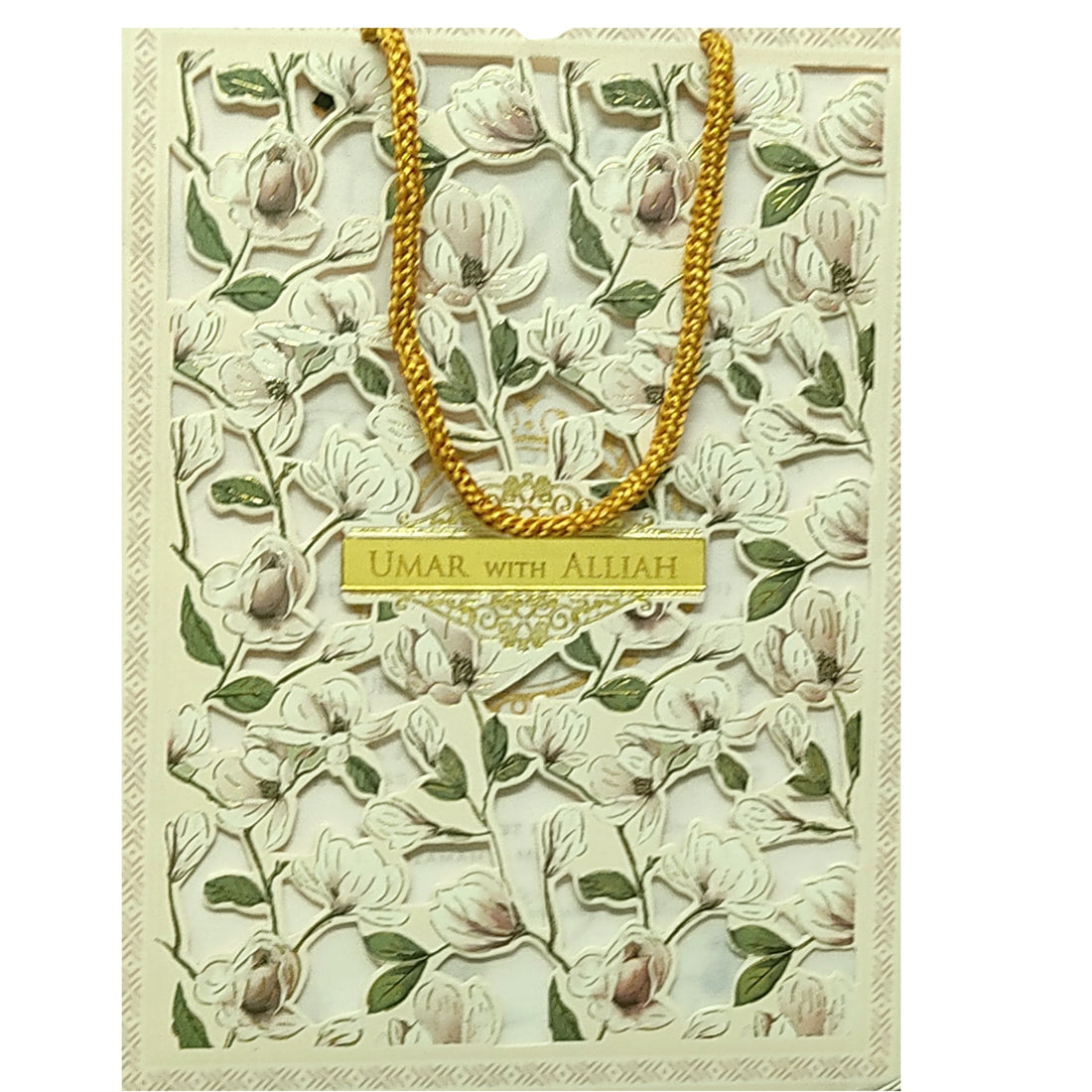 Pale Soft Pink Laser Cut Invitation-KVN06350