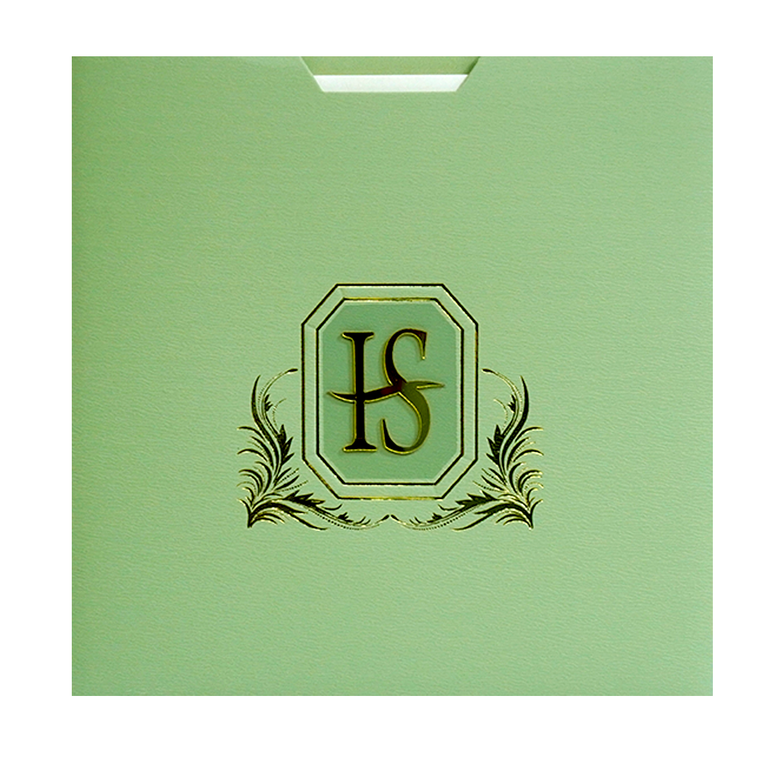 Mint Green Wedding Invitation-KRC30131
