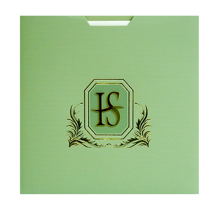 Mint Green Wedding Invitation-KRC30131