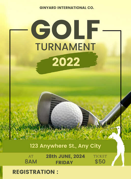 Green Grass Golf Invitation-AAGLF001