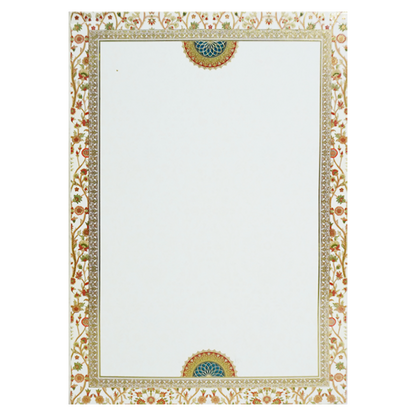 Lime Yellow Designed Wedding Card-KAC05530