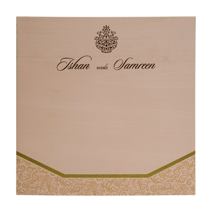 Light Pink Ganesha Wedding Invitation-King of Cards