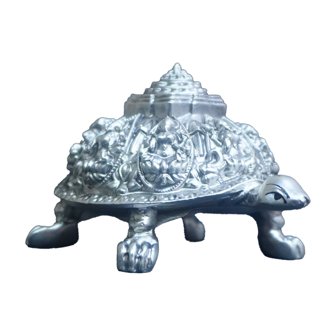 Lucky Tortoise with Ashta Lakshmi and Yantra-King of Cards