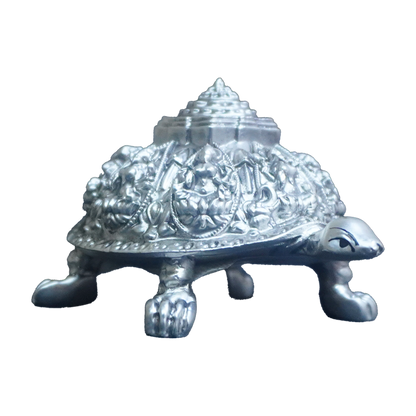 Lucky Tortoise with Ashta Lakshmi and Yantra-King of Cards