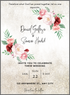 Elegant Navy Blue Christian Wedding Invitation-AACWI026