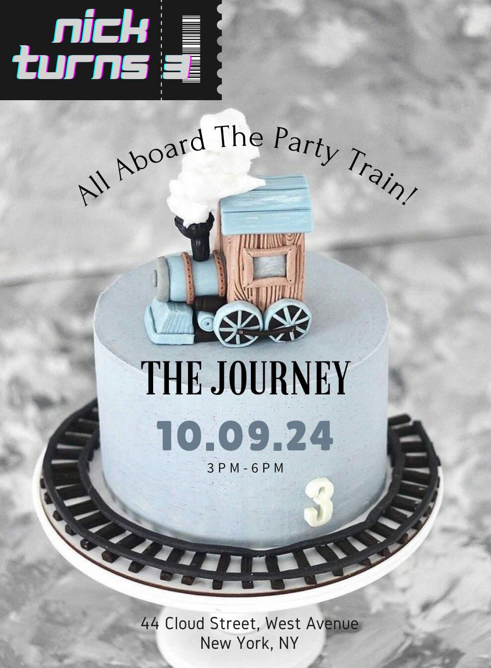 Emerald Express Trains Invitation-AATRA003