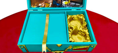 Light Green Ultra Premium Corporate Invitation With Sweet Bowls-KNKUP040