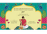 Blue Traditional Mundan Ceremony Invitation-AAMUN001