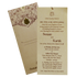 Beige Light Brown Single Invitation-KRCS7022