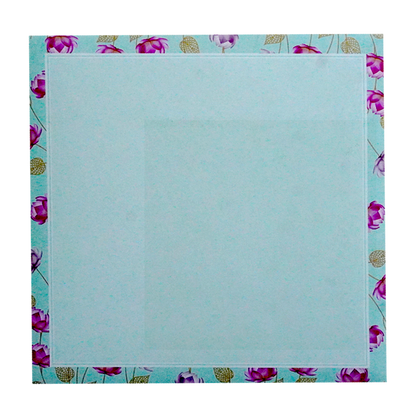 Mint Lotus Wedding Card-King of Cards