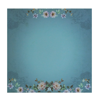 Greyish Blue Wedding Invitation-KNKD8106