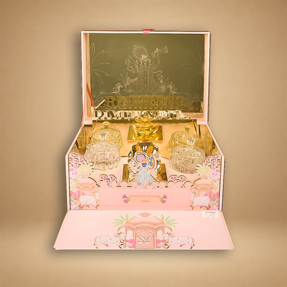Pink Premium Shreenathji Luxury Invitation Box - KNLW20241