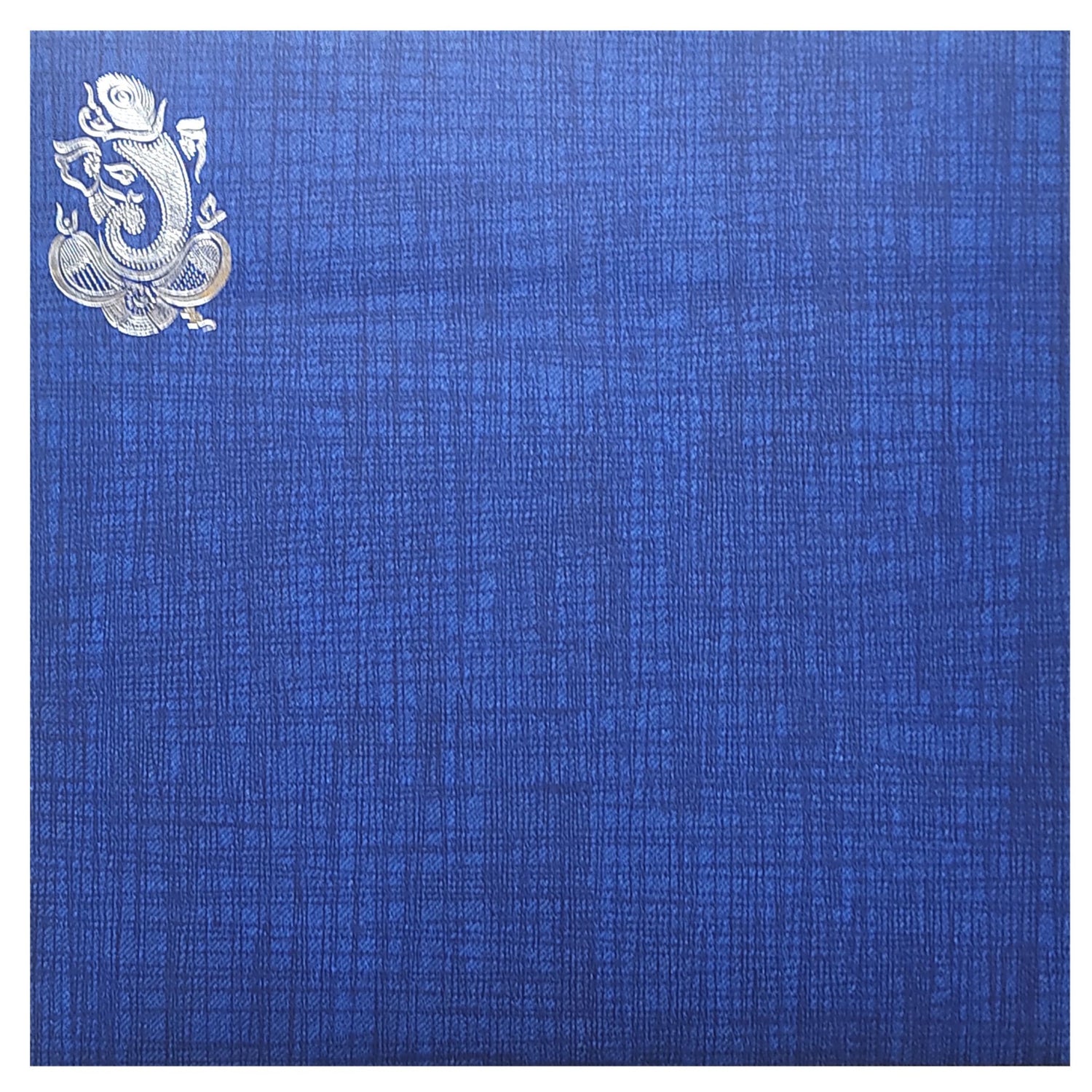 Blue Die Cut Invitation Card-KNK833BG