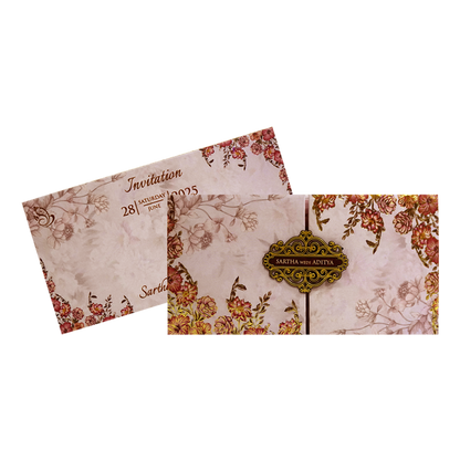 Light Dusty Pink Invitation Card-King of Cards