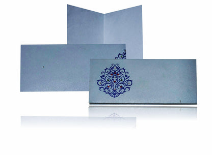Blue Personal Invitation Card-KNK3842