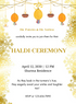 Festive Celebrate Haldi Ceremony Invitations-AAHCI035
