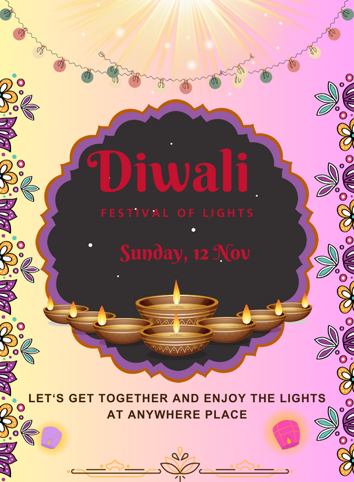 Festive Diya Diwali Invitations-AADWI017