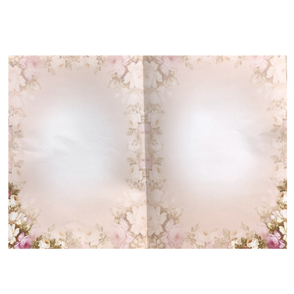 Pink Floral Ganesha Invitation Card-KNEP1603