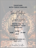 Floral Arch Christian Wedding Invitation-AACWI019